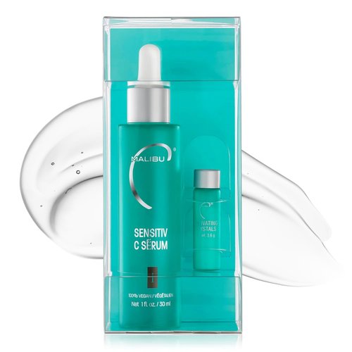 Malibu C Sensitiv C Face Serum - Brightening Vitamin C Serum for Sensitive Skin - 1 fl oz