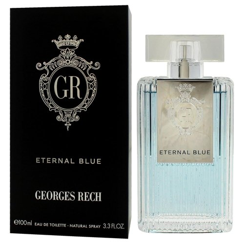 Georges Rech Eternal Blue for Men - Refreshing 3.3 oz EDT Spray | Invigorating Fragrance