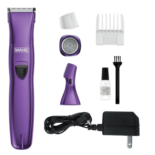 Wahl Pure Confidence Rechargeable Electric Trimmer - Smooth Shaving & Trimming for Face, Underarms, Eyebrows & Bikini Areas | Model 9865-100