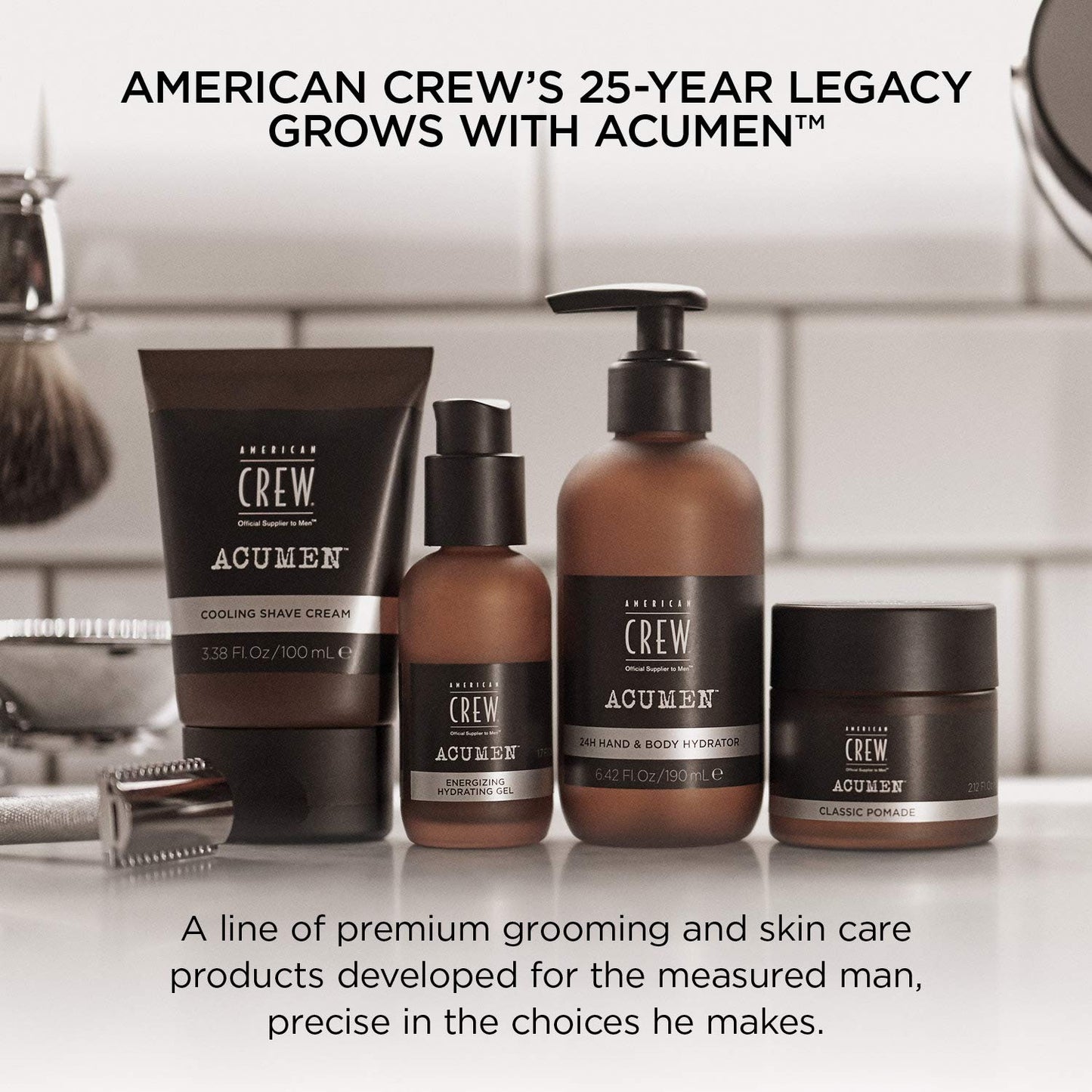 American Crew Exfoliating Face Cleanser - Daily Clay Formula for Smooth Skin | 5.1 Fl Oz