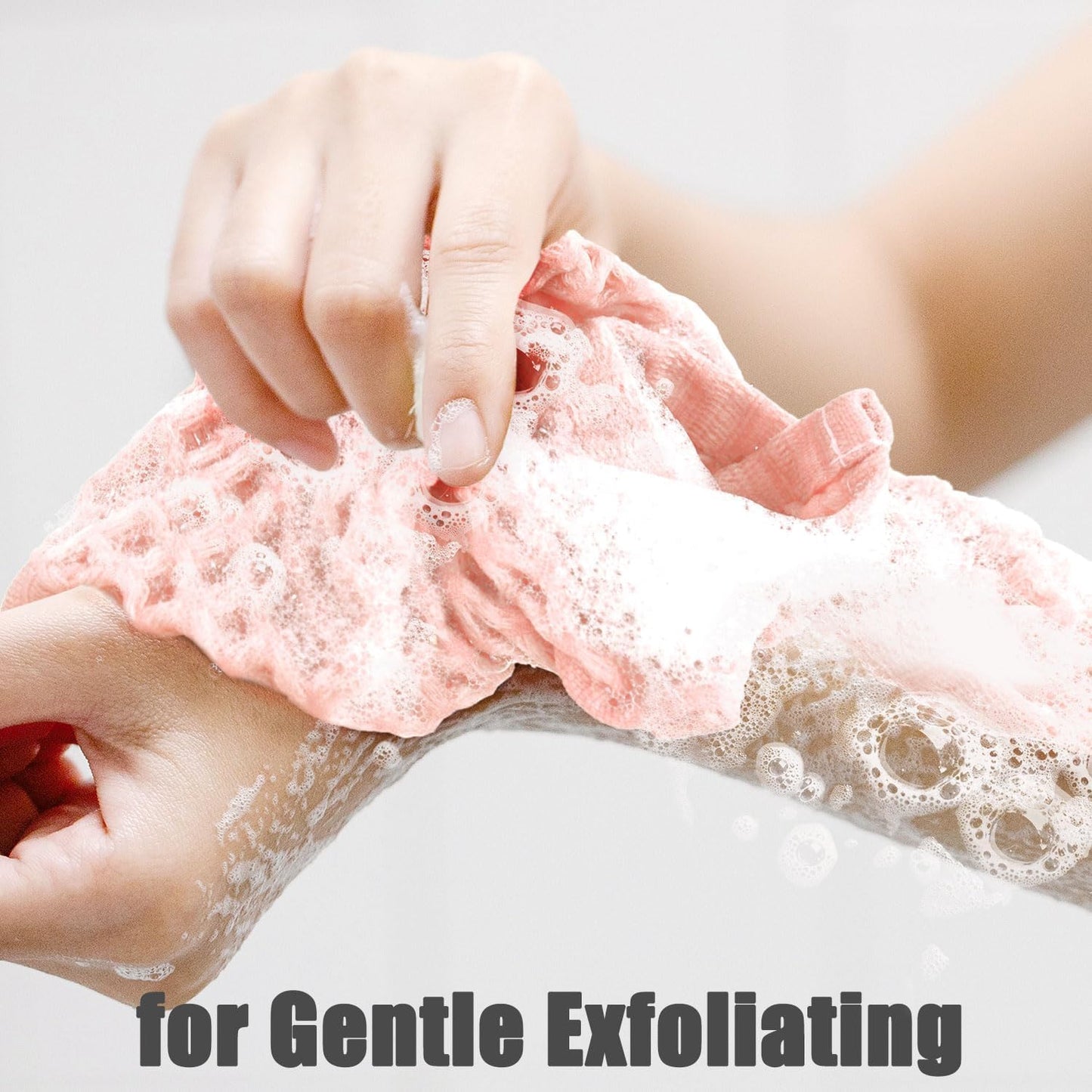 Cleanbear Wash Cloths for Showering, 12 Pack Piggy Pink Washcloths, 13 x 13 inches, Absorbent, Quick-Drying Face Towels for Bathroom Decor