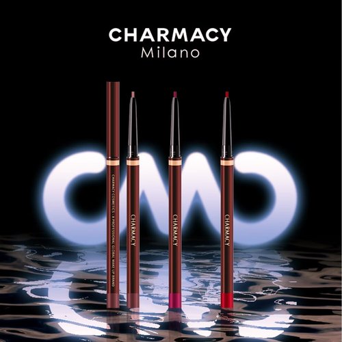 CHARMACY Twist Up Lip Liner Pencil - Waterproof & Smudge-Proof Formula | All-Day Wear in Universal Shades #03