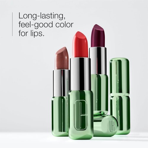 Clinique Pop Longwear Lipstick - Long-Lasting Satin & Matte Finish | Available in 36 Stunning Shades