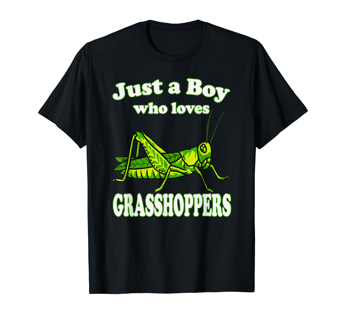 Boy Who Loves Grasshoppers Animal Lover Grasshopper Costume T-Shirt