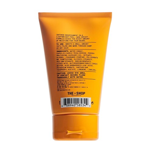 LeBron James Men's Conditioning Beard Cream - Leave-In Moisturizer with Avocado Oil & Shea Butter, 4 Fl Oz | Softens & Hydrates Facial Hair