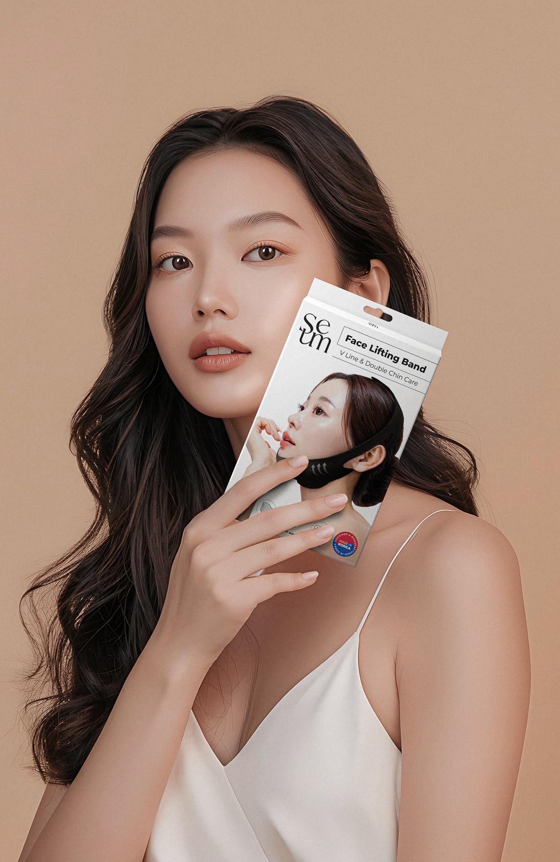 SEUM K-Beauty Korean V Line Lifting Band – Double Chin Strap,Face Lift Device,Jawline Shaper, V Line Lifting Mask,Jaw strap,Chin strap for sleeping,Best Face lifting device,Facelift device