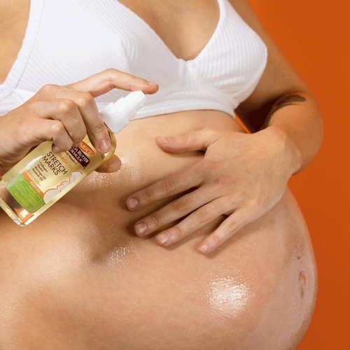 Palmer's Cocoa Butter Formula Massage Oil - Stretch Marks & Pregnancy Skincare, 3.4 Ounces