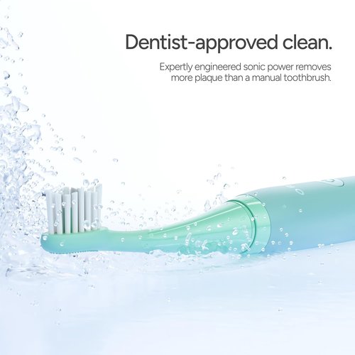 ORDO Lite Sonic Toothbrush - Electric Toothbrush with 35,000 Pulses/Min, Dual Modes, Waterproof, Sage Color