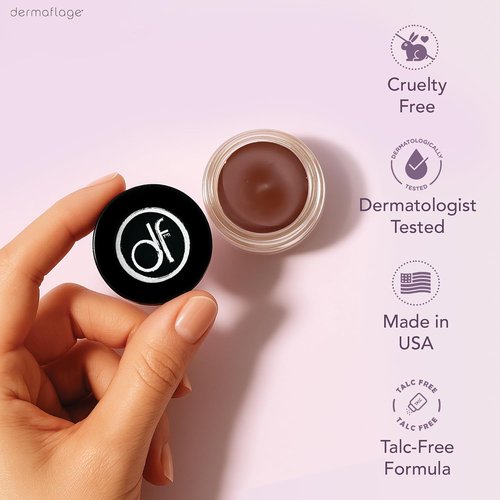 Dermaflage Waterproof Concealer Cream - Full Coverage Matte Finish for Face & Body | Hides Dark Circles, Tattoos & Acne - Deep Shade