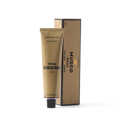 Claus Porto - Musgo Real Shaving Cream | Freshen, Soothe, Replenish | Enriched With Lanolin, Coconut + Jojoba Oil