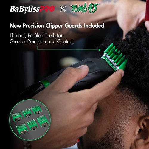 BaBylissPRO Wireless-Charging Hair Clipper for Men - Precision Cutting & Ergonomic Design
