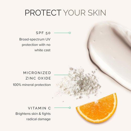 MDSolarSciences Mineral Moisture Defense SPF 50 Sunscreen - Hydrating Protection for Body & Face