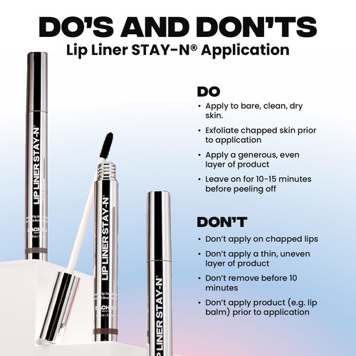Sacheu Lip Liner STAY-N Peel Off Lip Stain — Long Lasting Waterproof Lip Tint with Hyaluronic Acid & Vitamin E — Transfer Proof Matte Finish, Vegan & Cruelty-Free (COREal)