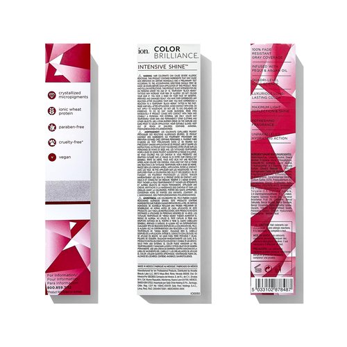 Ion True Tones Permanent Crème Hair Color for Dark Hair - Rich Crimson Shade