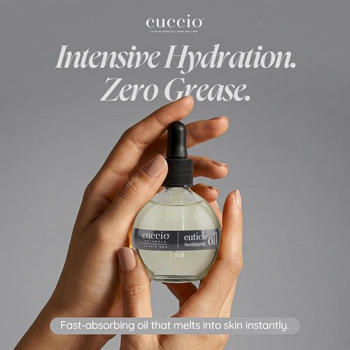 Cuccio Naturale Revitalizing Cuticle Oil - Lightweight Hydrating Nail Conditioner with Vitamin E | 2.30 Fl Oz