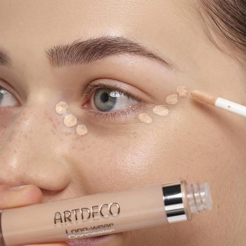 ARTDECO Waterproof Concealer - Soft Peach - Full Coverage Matte Finish for Dark Circles - 0.24 Fl Oz