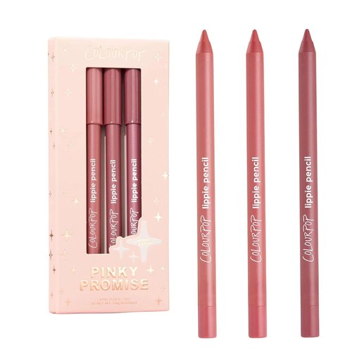 ColourPop Lippie Lip Pencil Kit - High-Pigment, Long-Lasting Lip Liner | 3 Shades: Oh Snap, Five Stars & Me Again