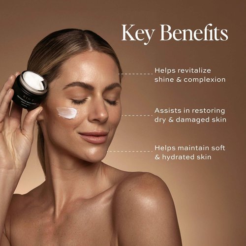 DIME Beauty Restorative Night Cream - Hydrating Anti-Aging Face Moisturizer with Ceramides & Peptides | 1.7 oz / 50 ml