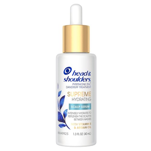 Head & Shoulders Supreme Hydrating Scalp Serum with Argan Oil & Vitamin E | 1.3 Fl Oz