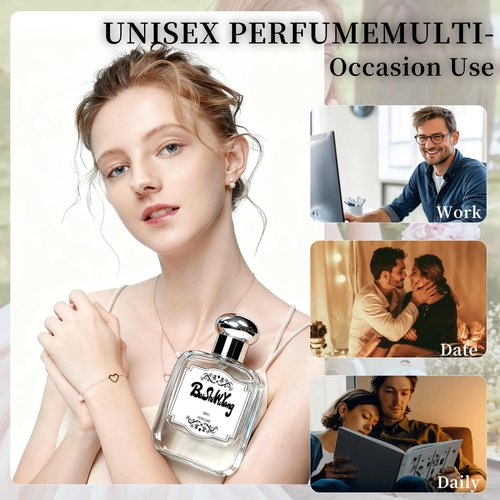 Floral Woody Perfume, Eau De Parfum,With Notes of Rose, Vanilla, Sandalwood, Musk & Cedar – Long Lasting Unisex Fragrance, 30ml / 1fl oz