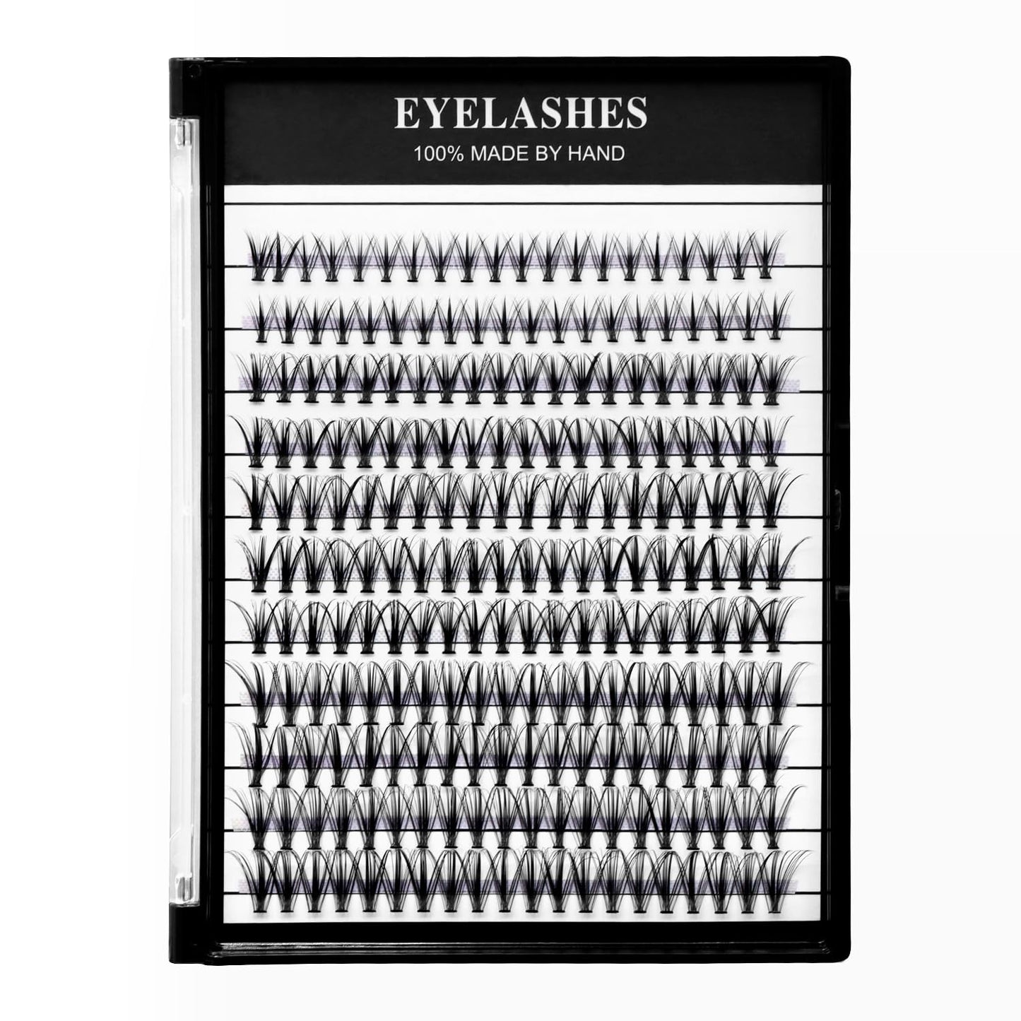 Vayator Large Tray 220 Cluster/Box Eyelashes 0.07 Thickness Eyelashes Individual Eyelash False Eyelashes Extension Eyelash 10D/20D/40D/50D Eyelash (20RR-10-16mm Mixed Lashes Kit)