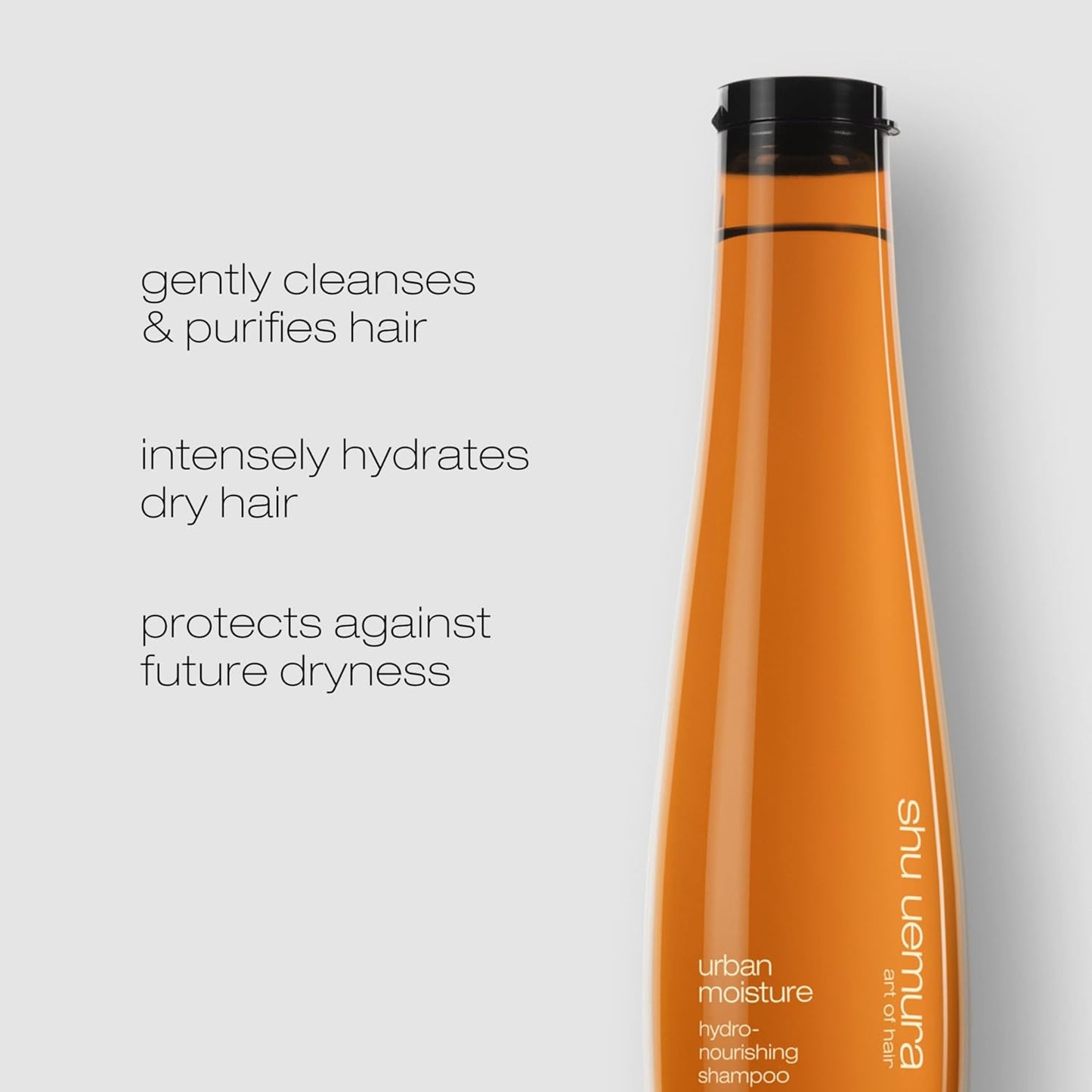 Shu Uemura Art of Hair Urban Moisture Shampoo - Deep Hydration, Reduces Frizz & Adds Shine