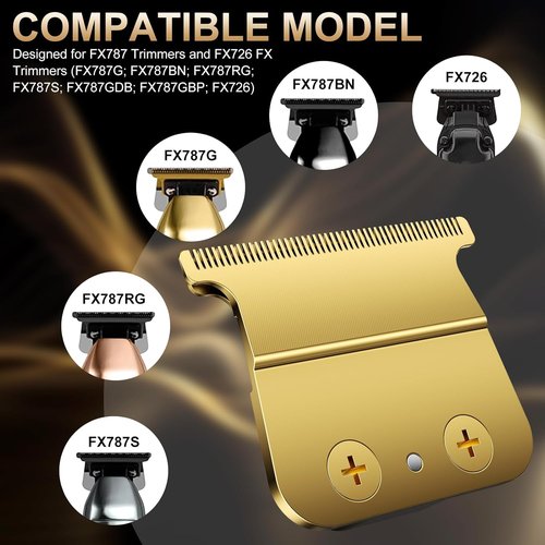 BaByliss Replacement Hair Trimmer Blades - Precision T-Blades for FX787, FX799, FX726, FX729, FX707Z - Long-Lasting Performance