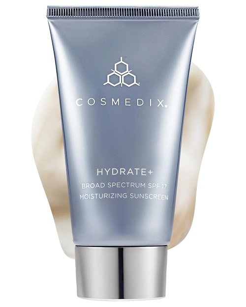 COSMEDIX Hydrate Plus Sunscreen - Broad Spectrum SPF 17 Moisturizing Face & Body Sunblock | 60 g / 2 oz