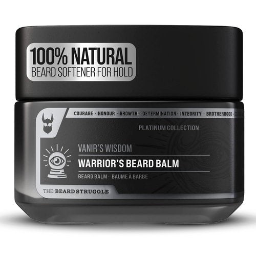 Beard Struggle Warrior’s Beard Balm - Non-Greasy Low-Hold Formula | Luxurious Cologne-Grade Fragrance - 50g