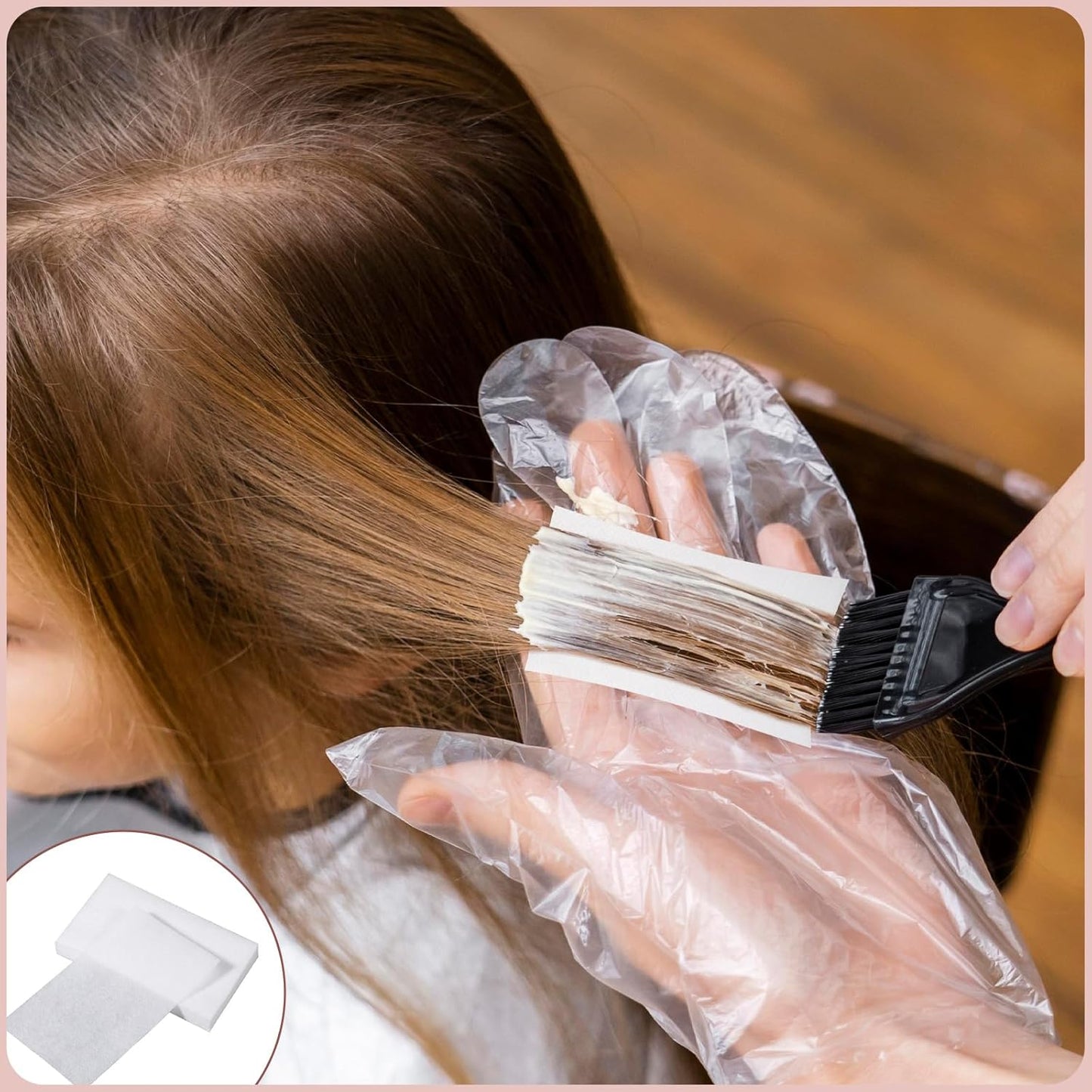Skiennix End Papers - 120 Pcs High-Temperature Resistant Perm Paper for Cold & Hot Styling