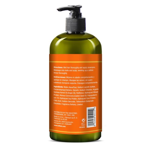 Difeel Argan Hydrating Shampoo - Natural Sulfate-Free Argan Oil for Nourished Hair | 33.8 oz.