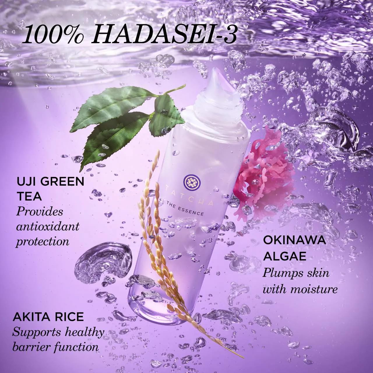 Tatcha The Essence - Oil-Free Moisturizing Serum Infused with Green Tea | 150ml / 5.1 oz
