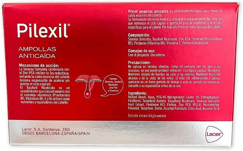 Pilexil Ampoules - Hair Growth Treatment for Thinning Hair | 10 x 5ml Vials