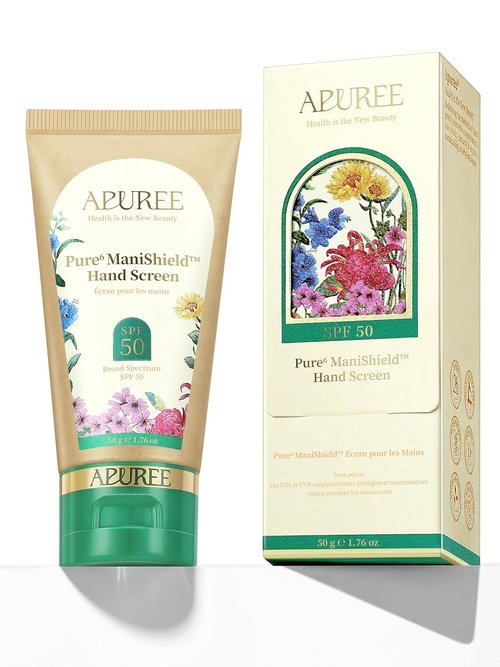 APUREE UV Nail Lamp - Hand Sunscreen SPF 50+/PA++++ | Fragrance-Free & Hypoallergenic | Vegan & Cruelty-Free