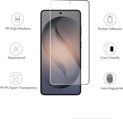 Ailun Glass Screen Protector for Galaxy S26 Ultra - 3-Pack + 2-Pack Camera Lens | Ultra Clear, Anti-Scratch, 0.25mm