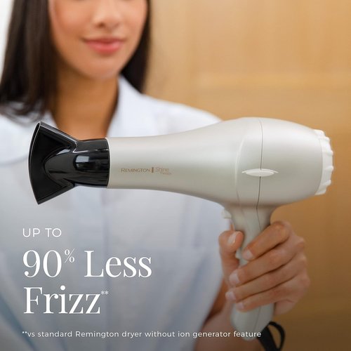 Remington Shine Therapy Hair Dryer - Argan Oil & Keratin Infused for Smooth, Shiny Hair