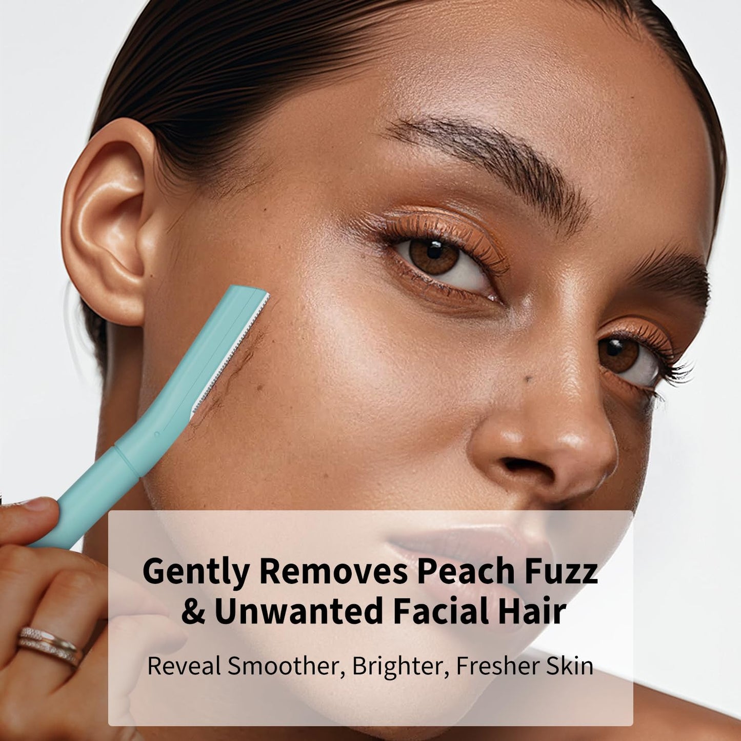 Skiennix Dermaplane Razor - Gentle Facial Exfoliation Tool for Smoother Skin | Teal Color