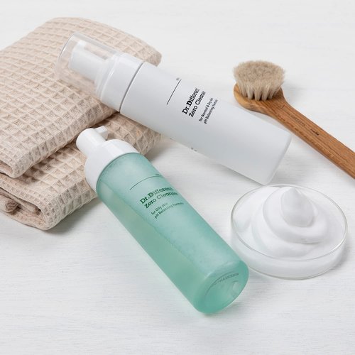 Dr.Different Zero Cleanser - Hypoallergenic pH 5.5 Foaming Face Cleanser with Hyaluronic Acid & Ceramide | 6.76 fl. oz.
