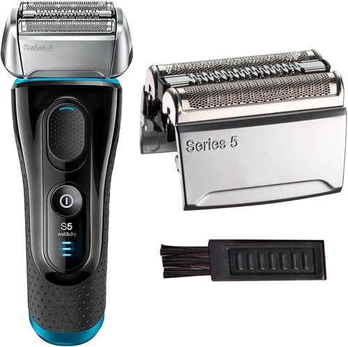 Braun Series 5 Replacement Head 52S - Compatible Wet & Dry Foil and Cutter for S5 Shavers (1 Count)