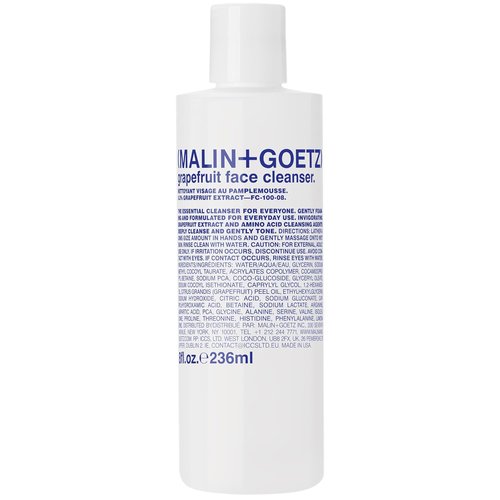 MALIN+GOETZ Grapefruit Face Cleanser - Gentle 3-in-1 Foaming Gel with Vitamin-Rich Grapefruit | Purifies, Balances + Brightens | Vegan + Cruelty-Free (8 Fl Oz)