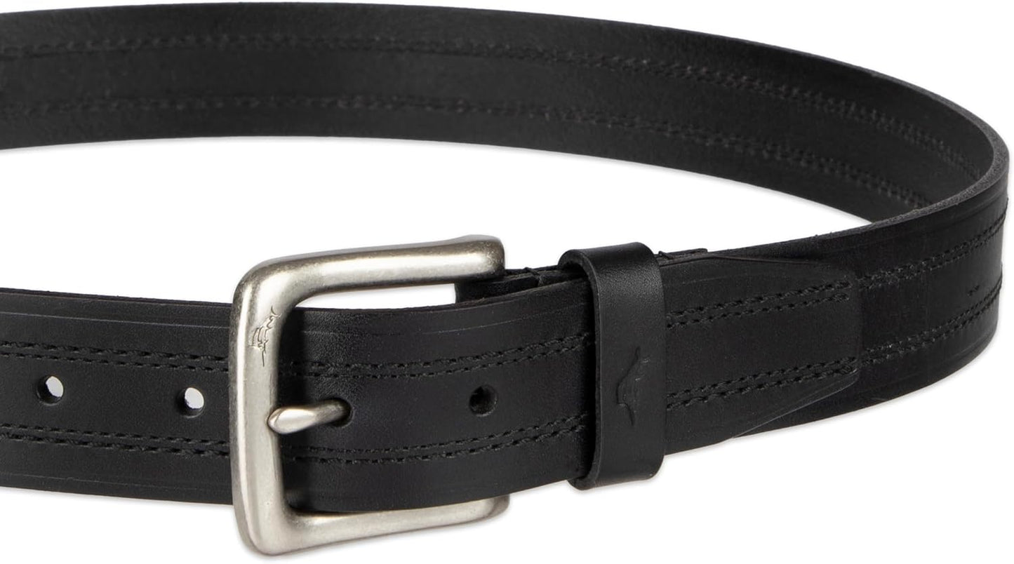 Tommy Bahama Men's Casual Leather Belt - Versatile Style for Jeans, Shorts & Chinos