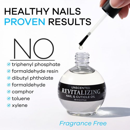 Ellie Chase Cuticle & Nail Care Oil - Moisturizing Jojoba, Aloe & Vitamin E | 2.3 Fl Oz Unscented
