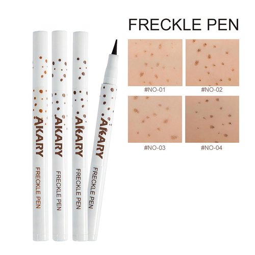 AKARY Freckle Pen - Professional Waterproof Face Concealer for Lifelike Makeup | #01 Light Brown