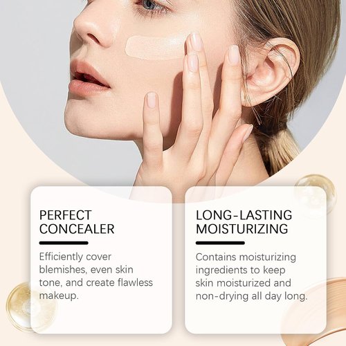 Rise Luxus Ultrablend 4 in 1 Foundation,Match Foundation 4 in 1, 4 in 1 Foundation Liquid with SPF 50, 4 in 1 Concealer, Moisturizer (1pc)