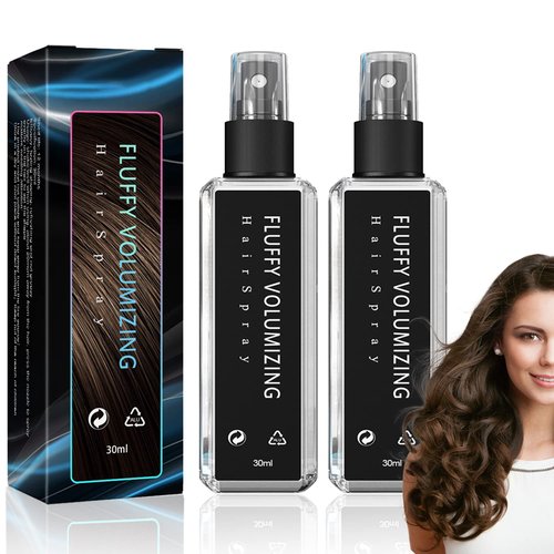 Glee Ice Volumizing Thickener Spray - Extra Volume Styling Gel & Hairspray for Fine Hair (2PCS)