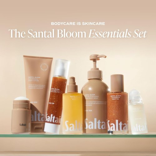 Saltair Body Oil - Luxurious Santal Bloom After Shower Moisturizer for All Skin Types | 4oz Pump Bottle