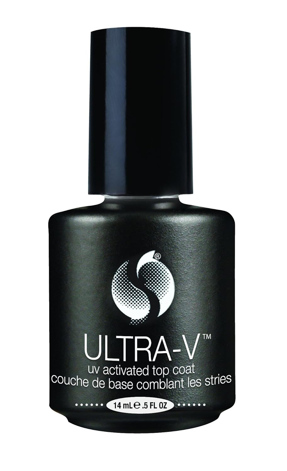 Seche Ultra-V UV Gel Top Coat Nail Polish - Quick-Dry Clear Gel for Salon & At-Home Use | 0.5 fl oz