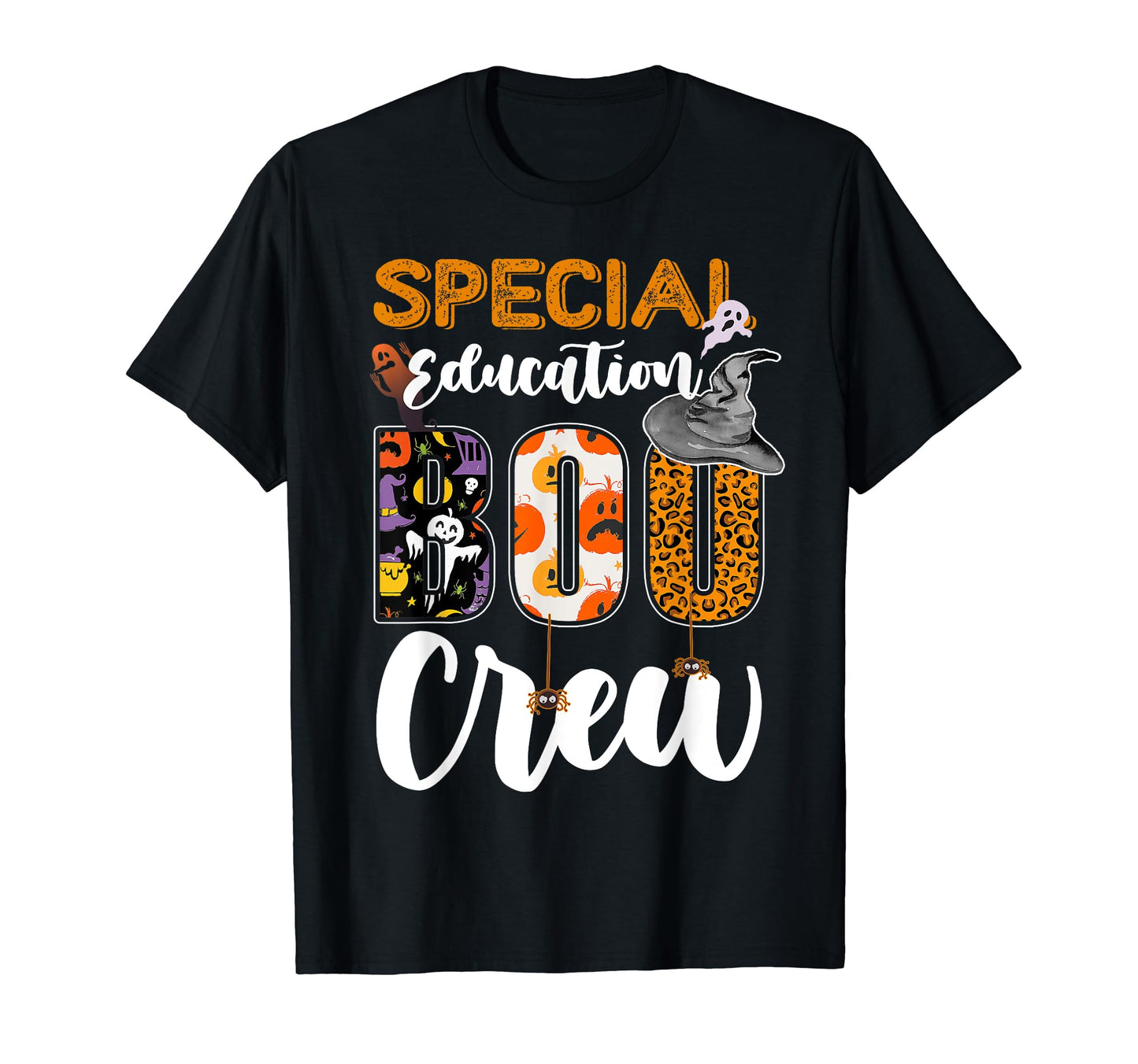 Special Education Boo Crew Ghost Funny Halloween Matching T-Shirt