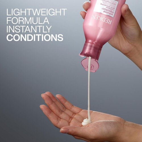 Redken Volume Injection Conditioner - Volumizing & Detangling for Fine Hair, Paraben-Free Formula