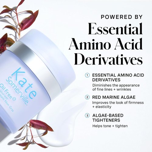 Kate Somerville Oil-Free Moisturizer - Lightweight Hydrating Face Cream for Oily Skin, 1.7 Fl Oz